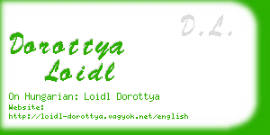 dorottya loidl business card